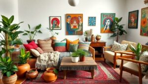 boho living rooms